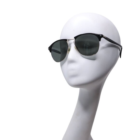 Persol Polarized Sunglasses PO8649S Black/Silver Icons Made in Italy Unisex - Picture 4 of 13